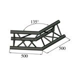 ALUTRUSS TRILOCK S-PAC 23 2-Weg-Ecke 135°schwarz