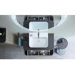 Duravit Aufsatzbecken HAPPY D.2 PLUS m ÜL m HLB 600x460mm 1 HL weiß/anthrazit