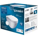 Duravit Wand-WC-Set STARCK 3 RIMLESS weiß WG