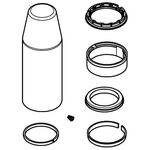Grohe Dichtungssatz glanz-sw