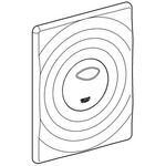 Grohe Abdeckplatte SURF f den Ersatzfall mattchr