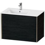 Duravit Waschtischunterbau XVIU 810x560x480mm 2 Sk Prof. sw ma ta s-matt