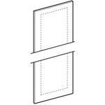 Geberit Tür Smyle Square mit Spiegel, ohne Griff, sand