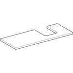 Geberit Waschtischplatte ONE Auss re 1200x30x470mm NB hick Mel Ho-st
