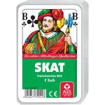 Skat, französisches Bild im Kunststoffet