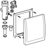 Grohe WC-Druckspüler 3/4Zoll o Vorabsperrung chr