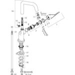 Einhebel-Spültischmischer AXOR CITTERIO DN 15 stainless steel optic