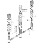 HG Grundkörper DN 15, für 3-Loch Wannenrandarmatur