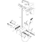 Showerpipe RAINDANCE SELECT E 360 1jet DN 15 m ShowerTablet Sel 300 weiß/chrom