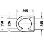 Duravit WC-Sitzring STARCK 3 VITAL ohne Absenkautomatik weiß