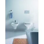 Duravit Bürstengarnitur D-CODE für Wandmontage, Glas matt chrom