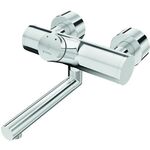 Schell Vorwand-WT-Armatur VITUS VW-SC-M mit Desinfektion, chrom 270mm