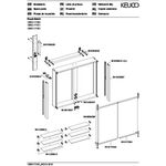 Keuco Spiegelschrank ROYAL MATCH Vorb 800x700x160mm si-gb-elo A++