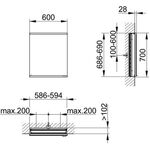 Keuco Spiegelschrank ROYAL MODULAR 2.0 Breite 600mm Höhe 700mm Tiefe 120mm