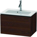 Duravit WTU Compact L-CUBE 400x620x391mm nussbaum gebürstet