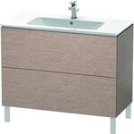 Duravit Waschtischunterbau L-CUBE 1020x481x704mm eiche kaschmir