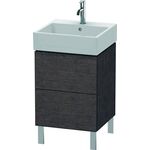 Duravit Waschtischunterbau L-CUBE 582x484x459mm eiche dunkel gebürstet