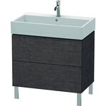 Duravit Waschtischunterbau L-CUBE 582x784x459mm eiche dunkel gebürstet