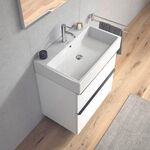 Duravit Waschtisch VERO AIR m ÜL HLB 700x470mm 1 Hahnloch weiß WG