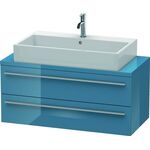 Duravit Konsolenunterschrank X-LARGE 440x1000x478mm stone blue hochglanz
