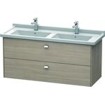 Duravit Waschtischunterbau BRIOSO Griffe chrom 563x1220x469mm pine silver