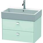 Duravit Waschtischunterbau BRIOSO Griffe chr 442x684x459mm lichtblau matt