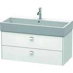 Duravit Waschtischunterbau BRIOSO Griffe chrom 442x984x459mm weiß matt