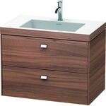 Duravit Waschtischunterbau BRIOSO 613x800x480mm m WT Vero Air Gri chr 1 HL