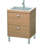 Duravit Waschtischunterbau BRIOSO 701x600x480mm m WT Vero Air Gri chr 1 HL