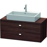 Duravit Konsolenunterschrank BRIOSO Griffe chr 442x1020x480mm Kast. dunkel