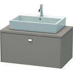Duravit Konsolenunterschrank BRIOSO Griff chrom 442x920x550mm basalt matt