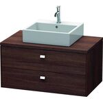 Duravit Konsolenunterschrank BRIOSO Griffe chr 442x920x550mm kastanie dunkel