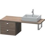 Duravit Konsolenunterschrank BRIOSO Griffe chr 442x520x550mm betongrau matt
