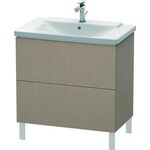 Duravit Waschtischunterbau L-CUBE 820x481x709mm leinen
