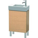 Duravit Waschtischunterbau L-CUBE 582x480x240mm Ans links eiche gebürstet