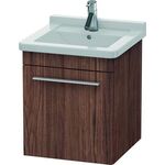 Duravit Waschtischunterbau X-LARGE 443x440x510mm Ans links nussbaum dunkel