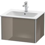 Duravit Waschtischunterbau XSQUARE 400x610x478mm flannel grey hochglanz