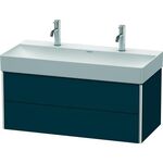 Duravit Waschtischunterbau XSQUARE 397x984x460mm nachtblau seidenmatt