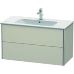 Duravit Waschtischunterbau XSQUARE 560x1010x478mm taupe matt