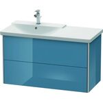 Duravit Waschtischunterbau XSQUARE Be li 565x1010x473mm Sto blue hochglanz