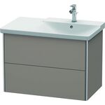 Duravit Waschtischunterbau XSQUARE Becken rechts 565x810x473mm basalt matt