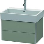 Duravit Waschtischunterbau XSQUARE 397x684x460mm steingrau seidenmatt