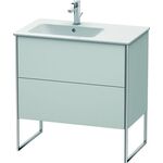 Duravit Waschtischunterbau XSQUARE 832x810x478mm Be links weiß seidenmatt