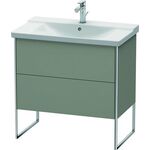 Duravit Waschtischunterbau XSQUARE 805x810x473mm steingrau seidenmatt