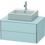 Duravit Waschtischunterbau XSQUARE 400x800x548mm lichtblau seidenmatt