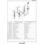 Kludi WF und Brause-Einhandmischer AMEO DN 15 Zungengriff chr