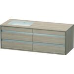 Duravit Waschtischunterbau KETHO 500x1400x496mm WT links pine silver