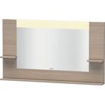 Duravit Spiegel VERO 142x1400x800mm, Beleuchtung pine silver