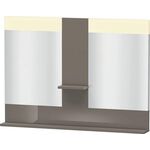 Duravit Spiegel VERO 142x1100x800mm Be flannel grey hochglanz