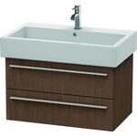 Duravit Waschtischunterbau X-LARGE 443x750x448mm amerikanisch nussbaum